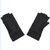 1 Pair Half Finger Gloves High Stretch Lightweight High Density Sun Protection Gloves for Outdoor Riding Black S