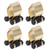 4pcs Billiards Cue Stick Clips Cue Rack Clip Wall Mount Pool Stick Holder Accessory