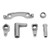 RC Car Steering Group Assembly Set High Strength Aluminum Alloy RC Steering Assembly Set for ZD Racing 10 RC Off Road Car Titanium