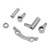 RC Car Steering Group Assembly Set High Strength Aluminum Alloy RC Steering Assembly Set for ZD Racing 10 RC Off Road Car Titanium