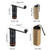 Manual Coffee Grinder Stainless Steel Conical Burr Coffee Grinder with Folding Handle for Camping