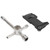 Cross Wrenches Maintenance Big Sleeve Hex Tools Multifunction RC Car 4WD Positioning Ruler KitBlack