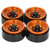 4pcs 1.9in Metal Wheel Hub Retro Climbing Car Simulation CNC for 1/10 RC Car Accessory