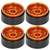 4pcs 1.9in Metal Wheel Hub Retro Climbing Car Simulation CNC for 1/10 RC Car Accessory