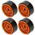 4pcs 1.9in Metal Wheel Hub Retro Climbing Car Simulation CNC for 1/10 RC Car Accessory