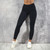 Yoga Leggings High Waist Butt Lifting Side Pockets Running Workout Leggings for Women Black XL
