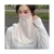 Face Neck Flap Cover Ice Floss UV Sun Protection Breathable Face Neck Veil for Summer Cameo Brown