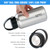 LIXADA 1050ml Stainless Steel Water Bottle Leak Proof Sports Bottle with 750ml Hanging Pot for Outdoor Camping Hiking