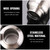 LIXADA 1050ml Stainless Steel Water Bottle Leak Proof Sports Bottle with 750ml Hanging Pot for Outdoor Camping Hiking