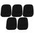 5pcs Archery Arrow Rest Adhesive Silent Bow Stick Plate Cowhide Outdoor Shooting AccessoriesBlack