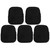 5pcs Archery Arrow Rest Adhesive Silent Bow Stick Plate Cowhide Outdoor Shooting AccessoriesBlack