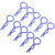 10Pcs 13MM RC Car Shell Clip RShape Metal Body Clips Pins for 1/5 1/6 1/8 1/10 RC Car(Blue )