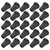 25pcs/Pack Heavy Duty Rubber Walking Stick Tips Ferrule Protectors Cane End Tips
