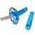 ZK‑22 Bicycle Chainring Chainwheel Crank Aluminium Alloy Bike Crankset Arms 32T ChainringBlue