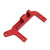 RC Axle Servo Mount Four Link Aluminum Alloy Metal Servo Fixed Holder Bracket for 1/10 Remote Control Crawler Red