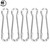 20pcs/bag Hawaii Clips Stainless Steel Pin Powerful Fast Link Clip Fishing Tackle Interlock Accessories6#