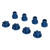 17mm RC Wheel Hubs Hex Kit Aluminium Alloy RC Wheel Hubs Adapter for TRAXXAS 1/10 Upgrade Blue