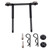 RC Front and Rear Shell Pillar RC Aluminum Alloy Carbon Fiber Shell Pillar for AXIAL SCX10 90046 90047 1/10 RC Car177mm/7in