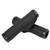 Mountain Bike Soft Handlebar Grips Bicycle Double Lock AntiSlip Rubber Handle Grips(Black )