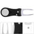 304 Stainless Steel ABS Plastic Handle Golf Spring Divot Repair Pitch Putting Fork Tool for Training PracticingBlack