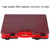 Fly Lure Box Fishing Tackle Storage Box Spoon Hook Bait Tackle Case with Handle Red