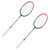 Badminton Racket Set Split Aluminum Alloy Badminton Racquets with Storage Bag for 2 Players Outdoor Backyards Gym