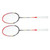 Badminton Racket Set Split Aluminum Alloy Badminton Racquets with Storage Bag for 2 Players Outdoor Backyards Gym