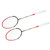 Badminton Racket Set Split Aluminum Alloy Badminton Racquets with Storage Bag for 2 Players Outdoor Backyards Gym