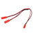 JST Plug Splitter JST Male Female Y Cable 1 Female to 2 Male Parallel Adapter Cable for RC Car Airplane and Boats
