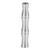 Outdoor Pocket Survival Whistle Stainless Steel Loud Sound Bamboo Joint Whistle Silver