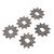5pcs 420 Engine Sprocket Steel 12x17mm Inner Diameter Motor Chain Wheel for MY1020 High Speed Motor 11T