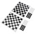 2Set International Checkers Set with Plastic Film Checkerboard Travel Board Games Set