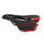 MTB Bicycle Saddle Cushion Bike Saddle Rail Hollow Breathable Soft Cushion with TaillightD911 Black Red
