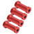 RC Aluminum Alloy Wheel Hub Lengthen Hex Extension Adapter for WLToys 144001 1/14 RC CarRed