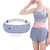 Waist Bag Nylon Large Capacity Waterproof Elastic Lightweight Fanny Pack for Fitness Sports Exercise Blue