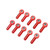 10PCS M3 26mm Aluminum Link Rod End Ball Joint for 1/10 1/8 Universal Remote Control CarRed