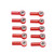 10PCS M3 26mm Aluminum Link Rod End Ball Joint for 1/10 1/8 Universal Remote Control CarRed