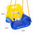 3 in 1 Toddler Swing Safe Home Baby Swing Jumper and Bouncers Set for Indoor Outdoor Blue