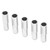 DUUTI 5Pcs Aluminum Alloy Bike Brake Cable Tube Cap for 5mm Cable Brake CablesCaps AccessoriesSilver