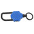 Magnetic Retractable Keychain Stainless Steel Wire Easy Pull Buckle Carabiner Key Chain Blue