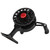 Portable Nylon Raft Pole Reel Front Wheel Rock Fishing Line Wheel Accessory Blackleft hand