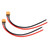 2PCS Power Adapter Cable Silicone AWM14 XT60 Male Head Fireproof Power Converter Cord for Electric Car