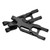 2pcs set Aluminum Alloy Rear Lower Rocker Arm for Losi MiniT 2.0 2WD 1/18 Truck Upgrade Parts(Black )