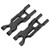 2pcs set Aluminum Alloy Rear Lower Rocker Arm for Losi MiniT 2.0 2WD 1/18 Truck Upgrade Parts(Black )