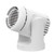 Car Heater Defroster 12V Fast Heating Cooling Hollow Design Overheating Protection Low Noise Car Heater Defogger for Winter Going Out White