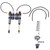 2pcs Metal RC Shock Absorber with Spring Accessory Fit for SCX10 D90 TRX4 1/10 RC Car