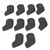 10 Pcs Golf Club Head Cover Stylish Exquisite PU Protective Cover Golf Iron Club Sleeve Dark Green