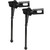 2PCS Black Carbon Steel Adjustable Side Kick Stand Kickstand Support Stand for Kids Bike Bicycle Replacement18 Inch
