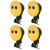 4Pcs RC LED Light Cover Dustproof Replacement Universal RC Car Lampshade for Hsp for Redcat for Traxxas for Tamiya Round