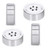 4pcs RC Wheel Hub Remote Control Car Crawler CNC Metal Negative Tire for SCX10 TRX4 1/10